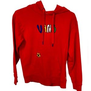 Official VANS Brighton Zeuner Pro Rider Model SKATE Red Women’s XS Hoodie MINTY